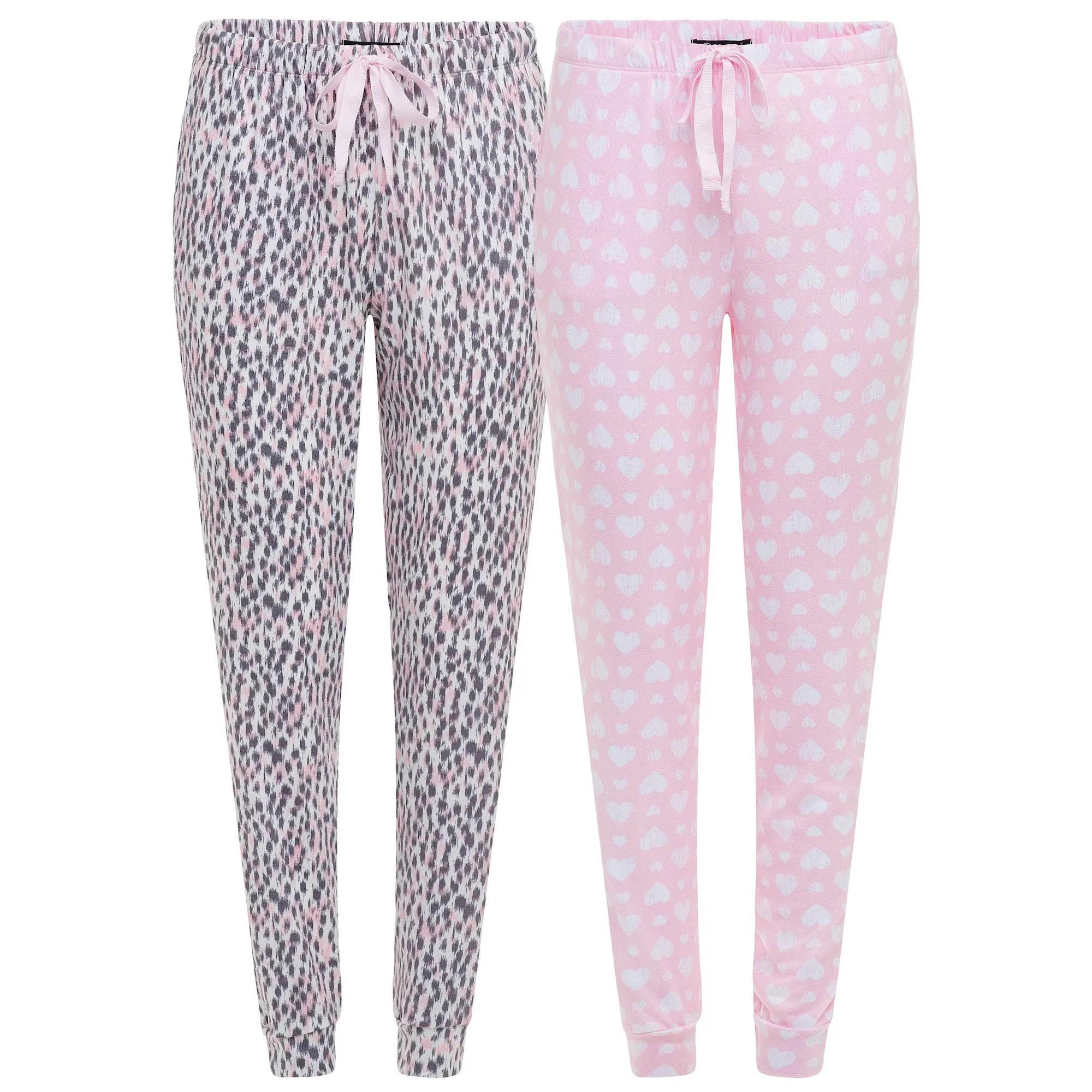 2 Pack Lightweight Hacci Jogger Pajama Pants