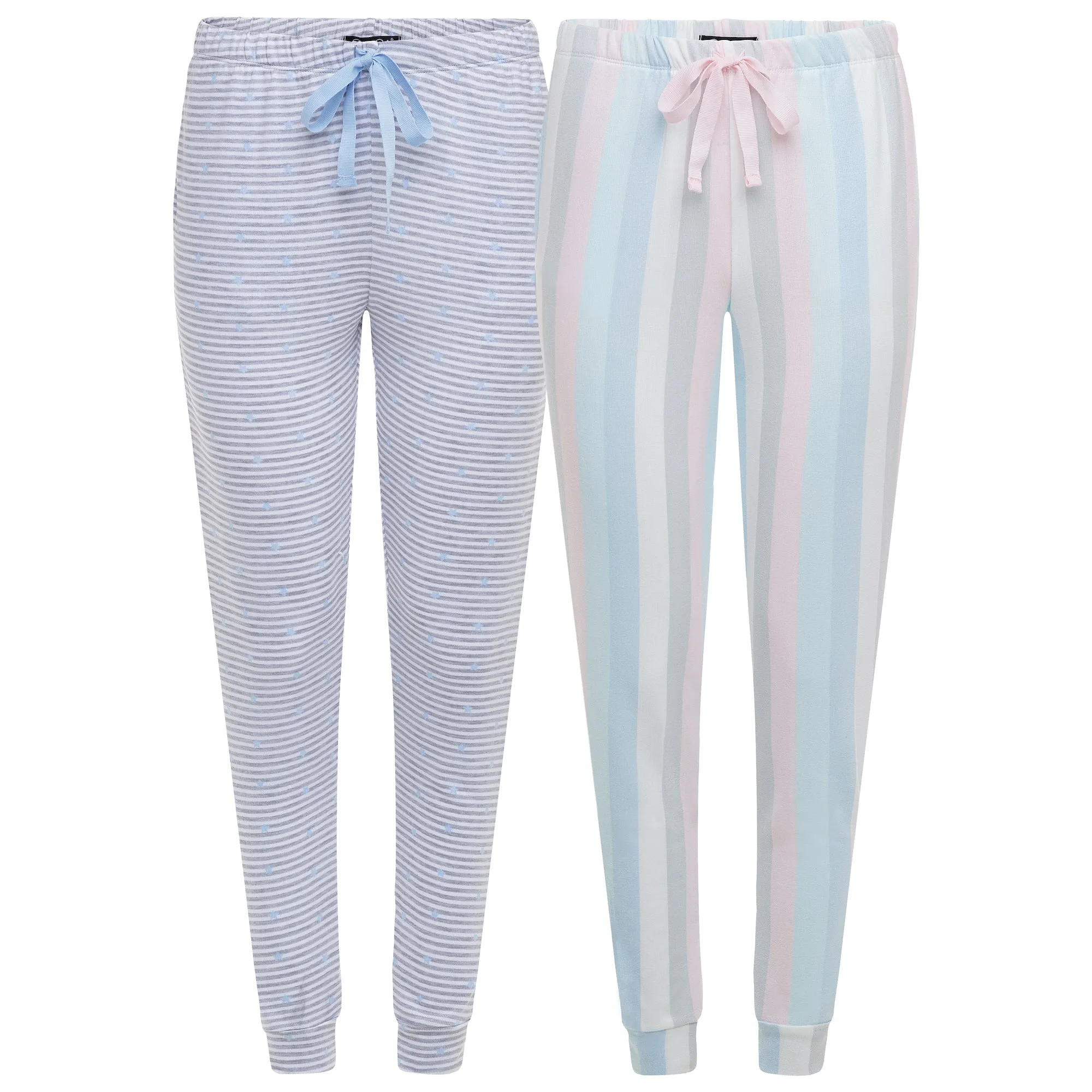 2 Pack Lightweight Hacci Jogger Pajama Pants