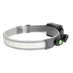 350 LM Portable Outdoor Fishing Headlamp Light And Soft Riding Headband Lamp Waterproof Emergency Flashlight