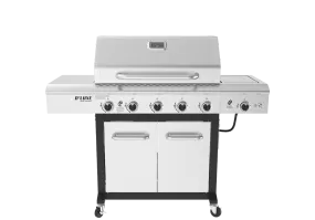5-Burner Gas Grill with Searing Side Burner