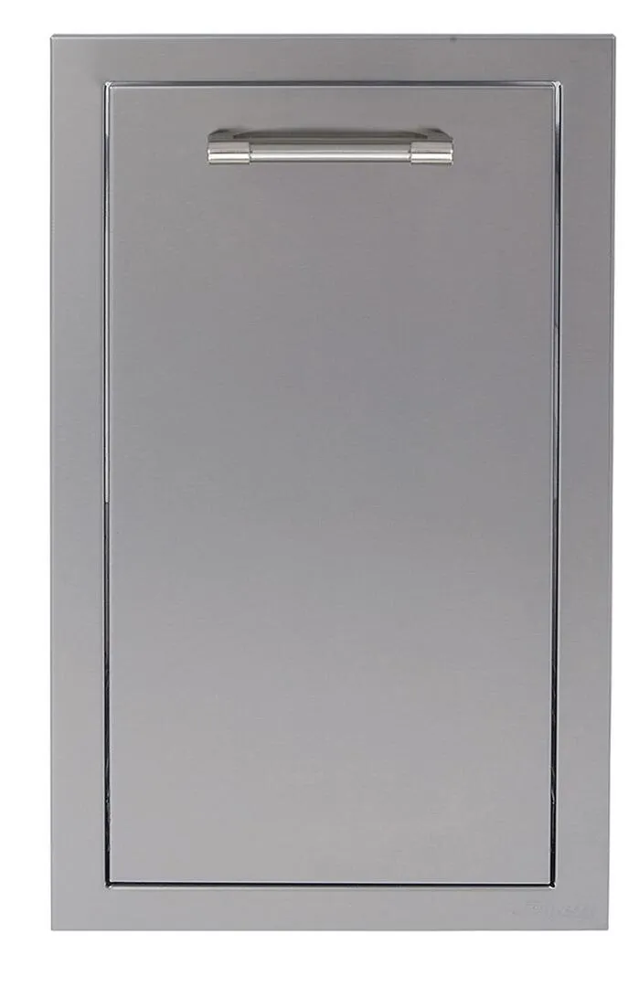 Alfresco 15-Inch Stainless Steel Trash Center Drawer