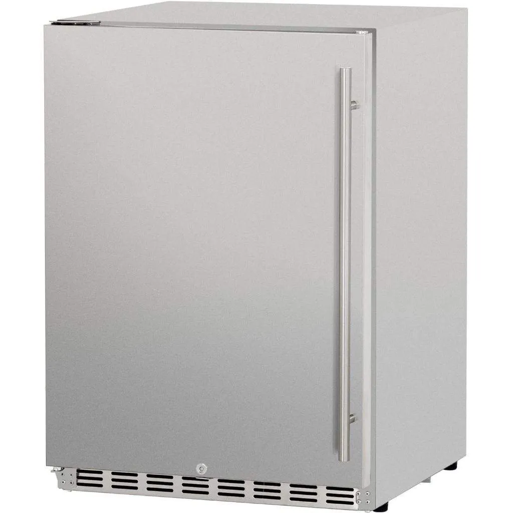 American Made Grills AMG 24" 5.3c Deluxe Outdoor Rated Refrigerator