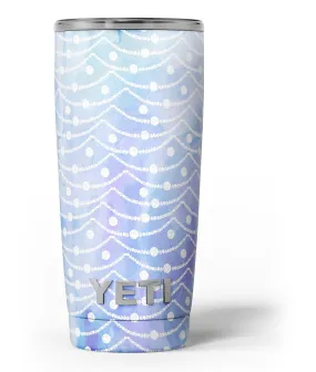 Blue and Purple Watercolor Waves - Skin Decal Vinyl Wrap Kit