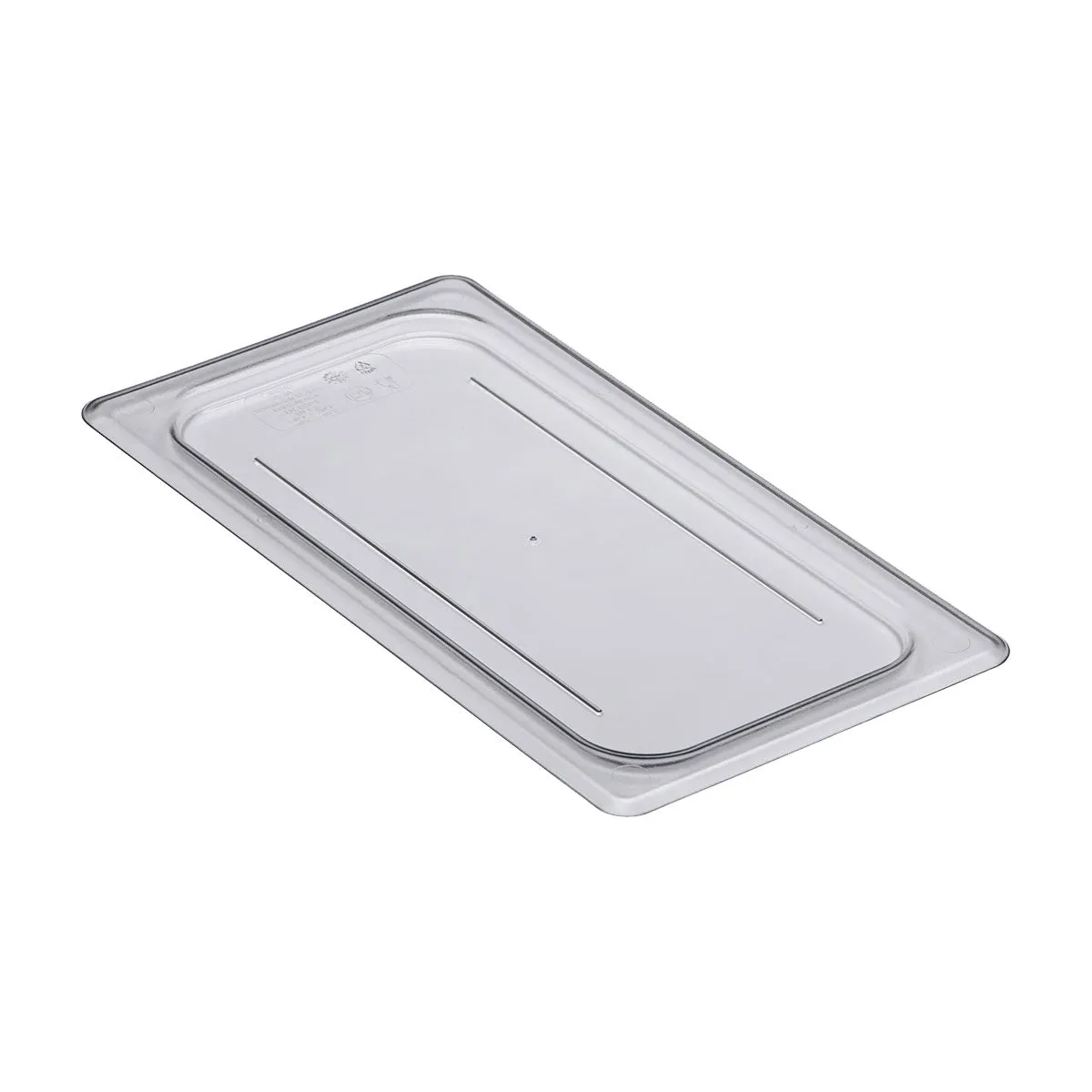 Cambro 30CWC135 Camwear Flat Food Pan Lid, Clear, 1/3 Size