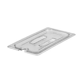 Cambro 30CWCHN135 Camwear Notched FAood Pan Lid w/ Handle, Clear, 1/3 Size