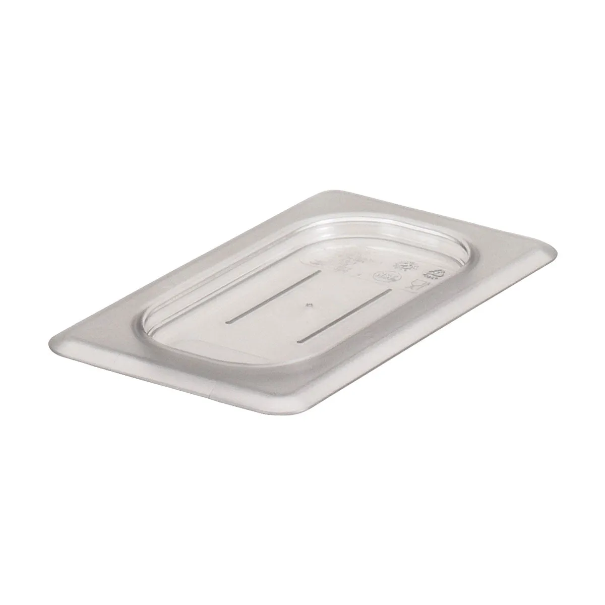 Cambro 90CWC135 Camwear Flat Food Pan Lid, Clear, 1/9 Size