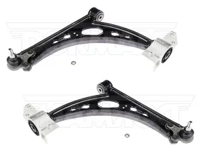 Cast Iron Upgrade Lower Control Arms Bushings Ball Joint For 06-09 Audi A3