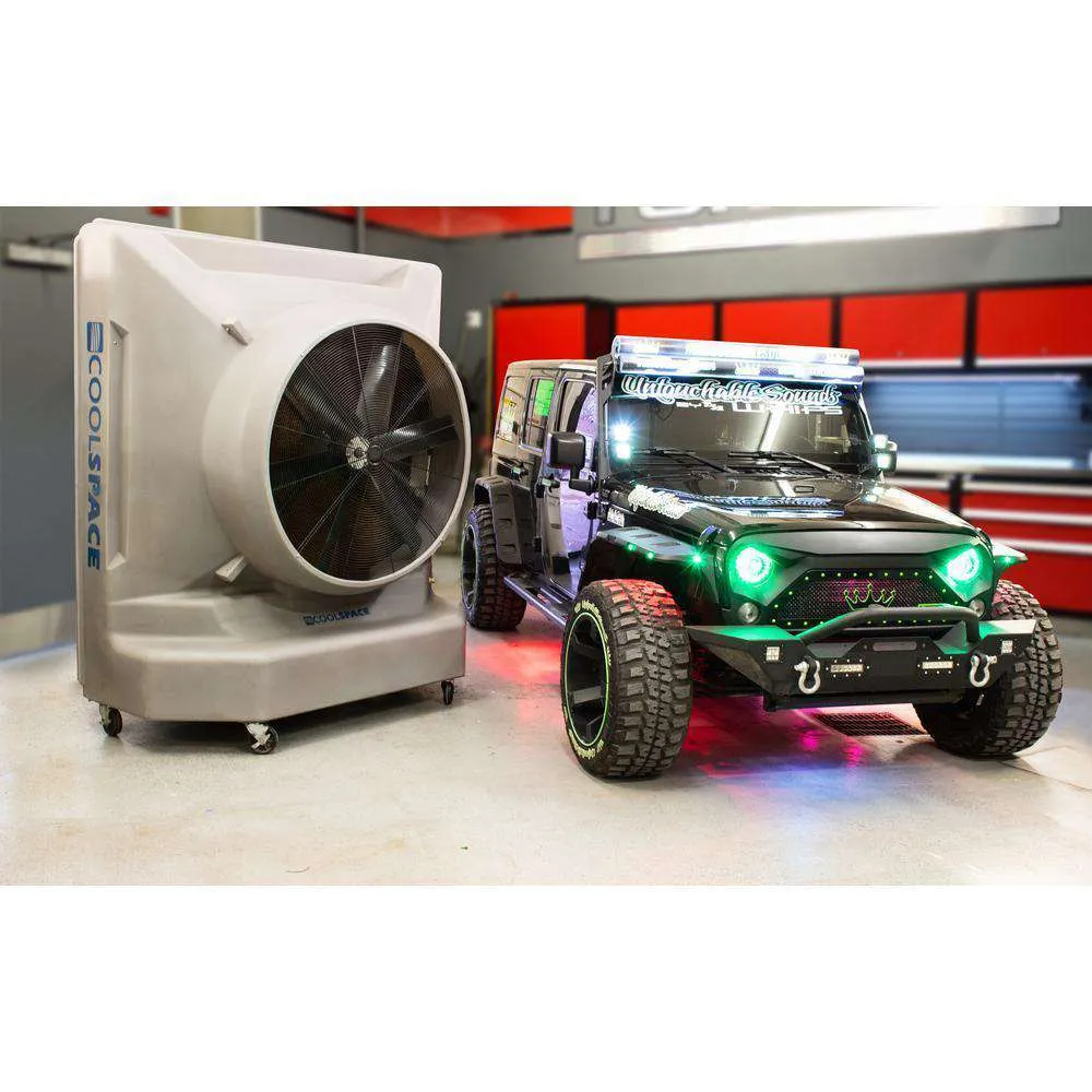 Cool-Space CS6-50-VD BLIZZARD-50 26485 CFM 6500 Sq. Ft. 12-Speed Portable Evaporative Cooler New