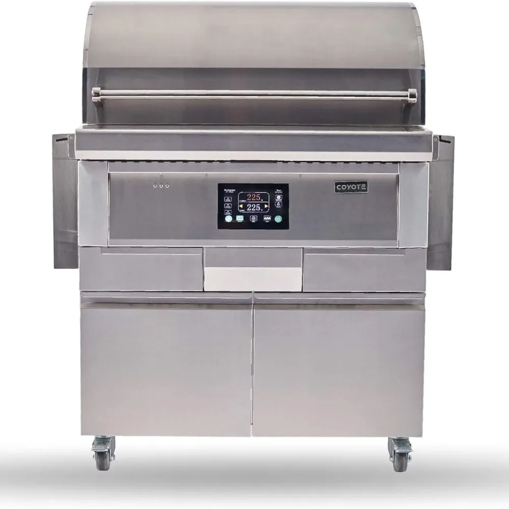 Coyote C1P36-FS Stainless Steel Freestanding 36" Pellet Grill