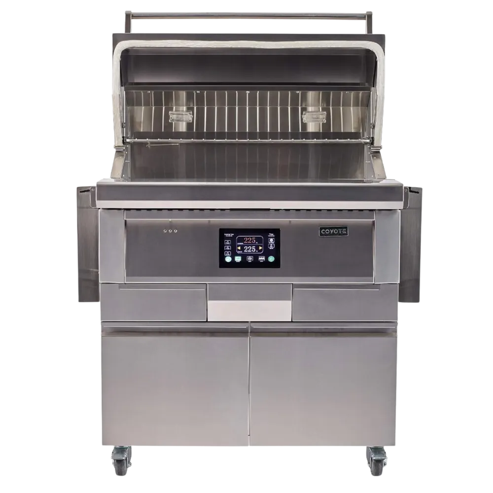 Coyote C1P36-FS Stainless Steel Freestanding 36" Pellet Grill