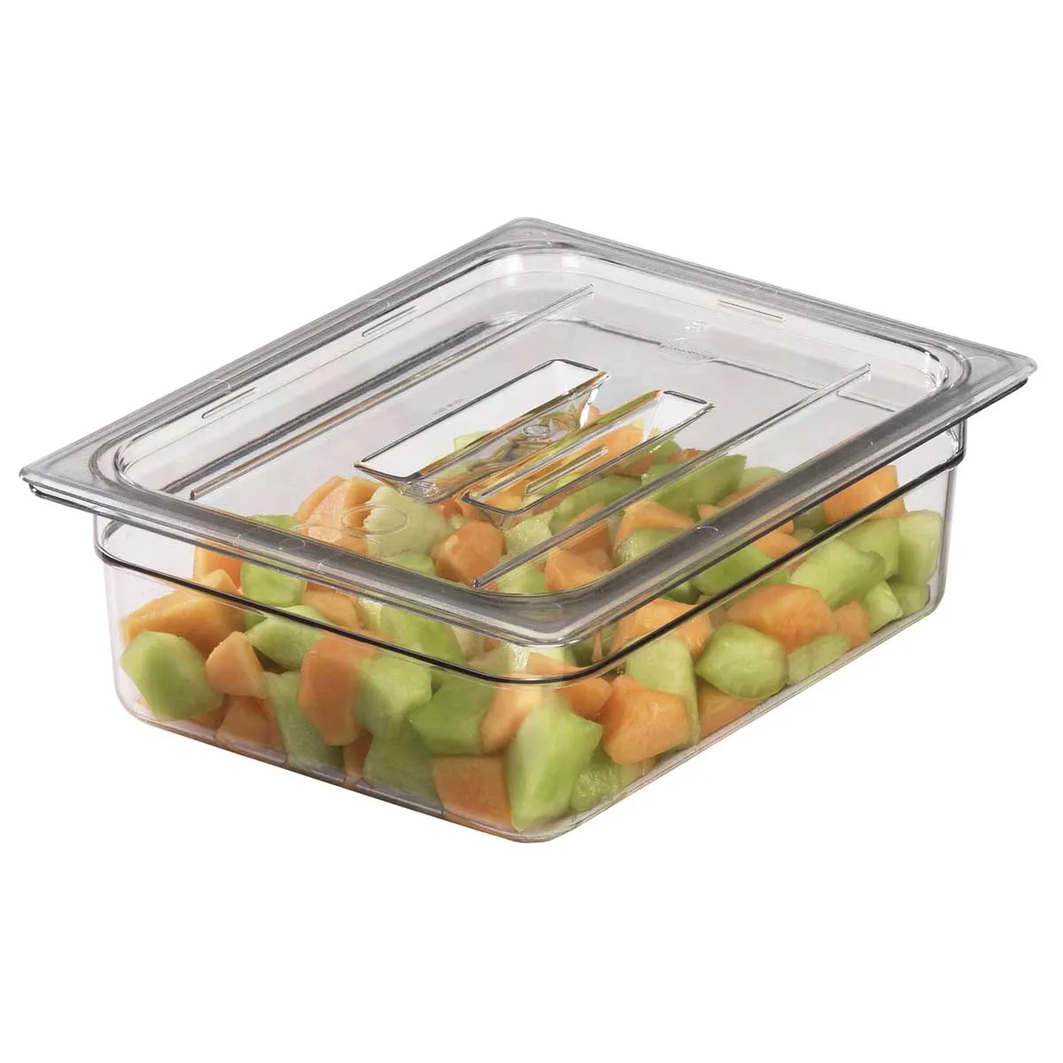 Culinary Essentials by Cambro 20CWCH135 Camwear Food Pan Lid w/ Handle, Clear, 1/2 Size