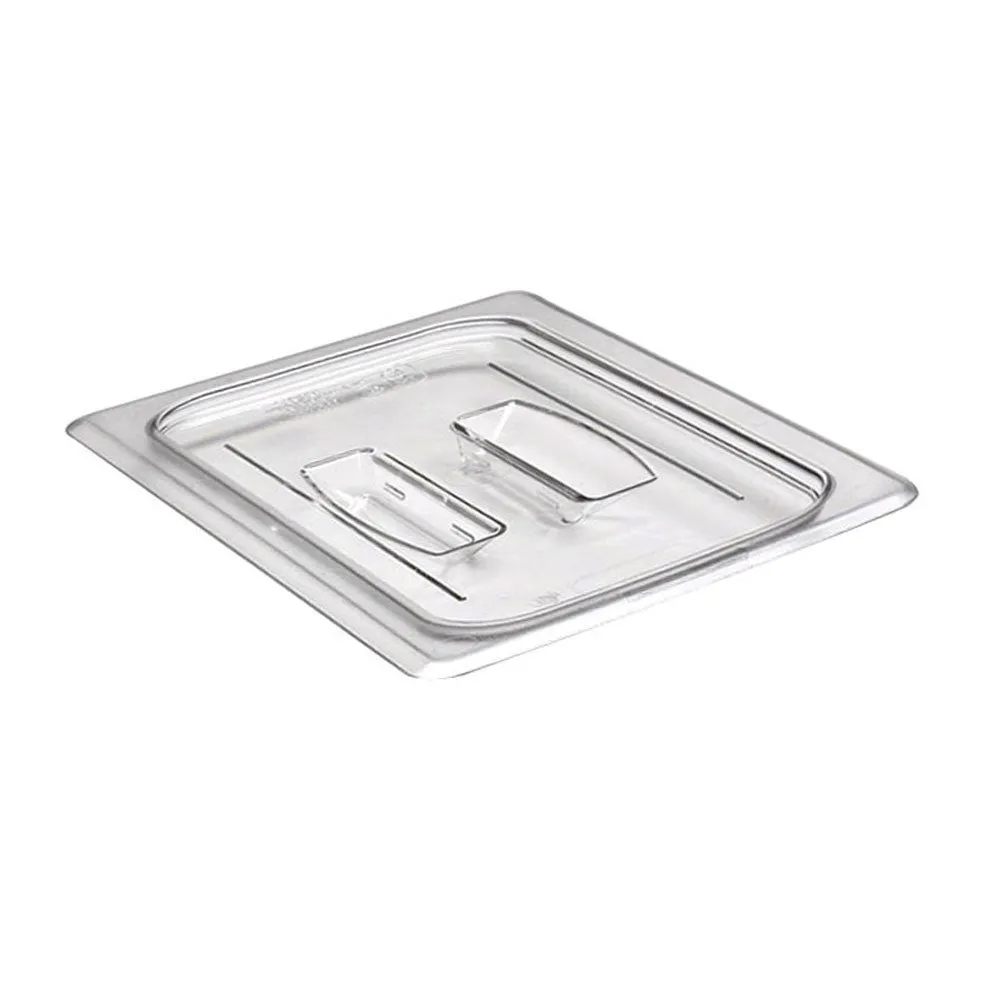 Culinary Essentials by Cambro 60CWCH135 Camwear Food Pan Lid w/ Handle, Clear, 1/6 Size