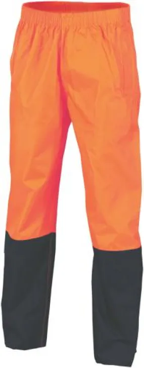 DNC 3878  Hi Vis Two Tone Lightweight Rain Pants