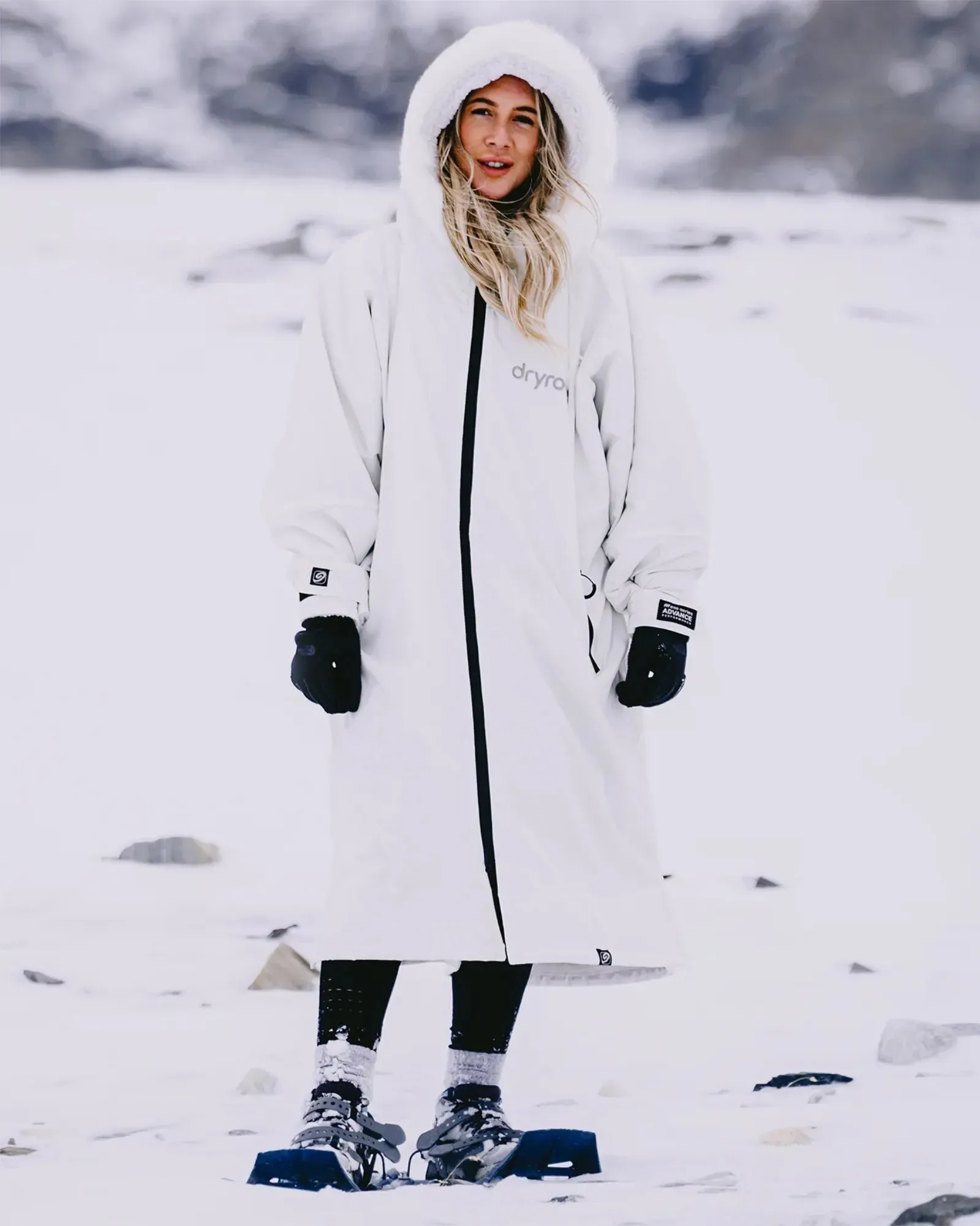 dryrobe Advance Long Sleeve - Alpine White