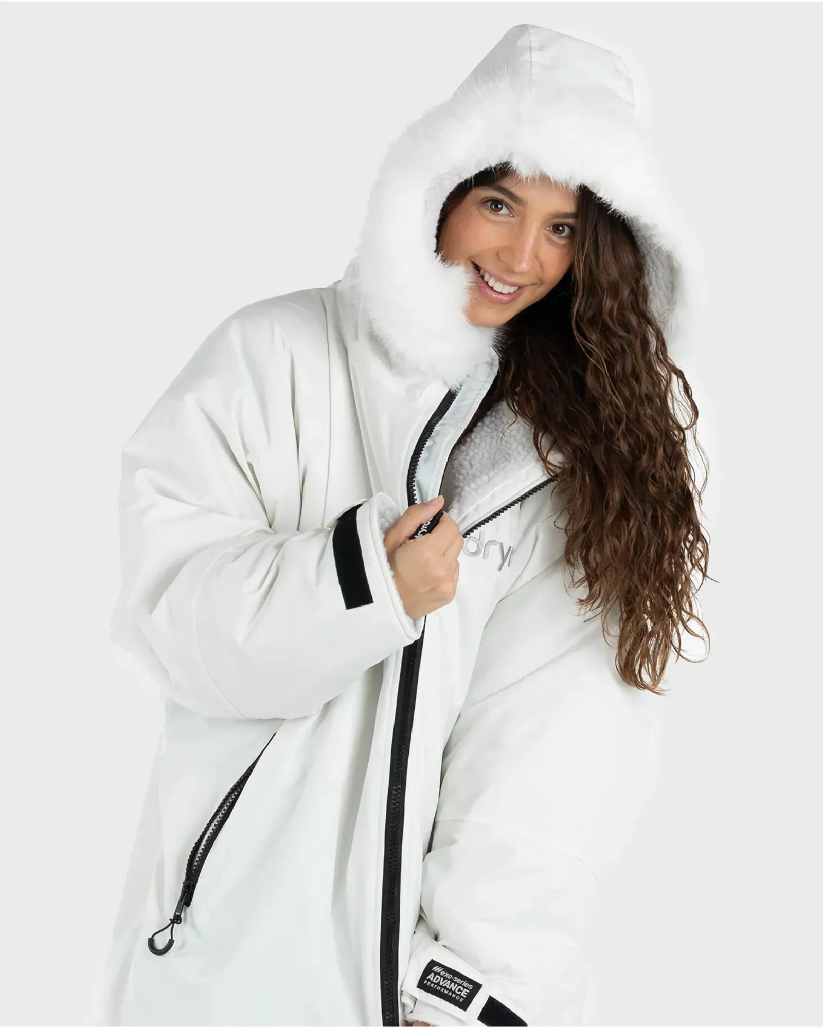 dryrobe Advance Long Sleeve - Alpine White
