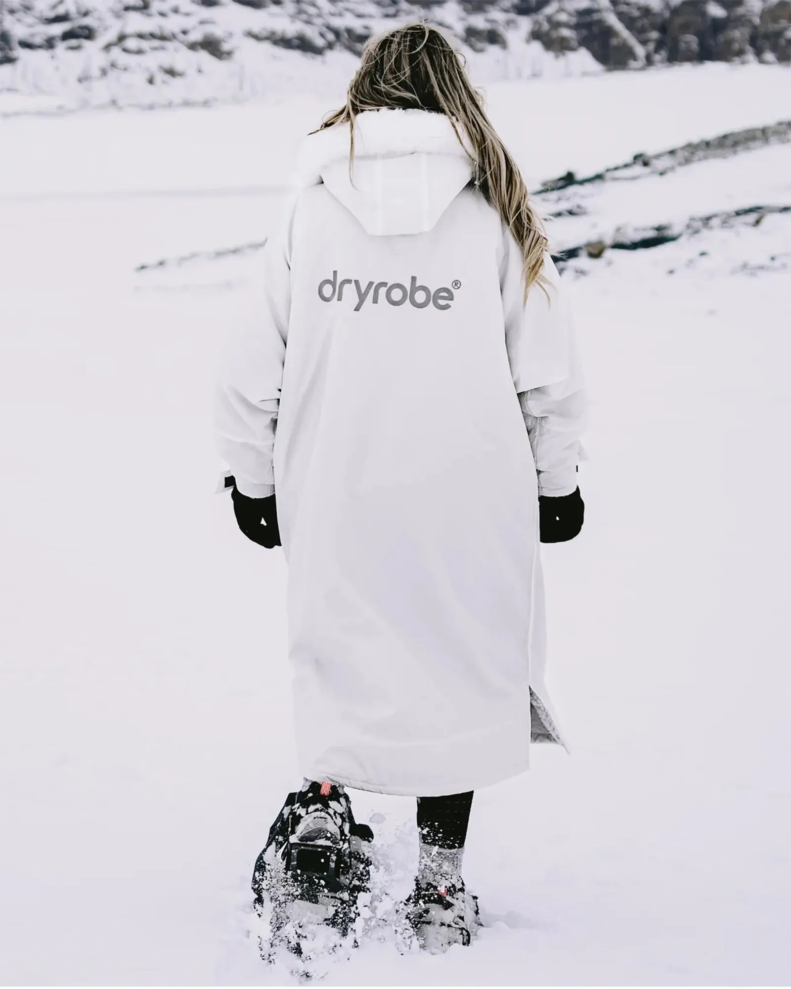 dryrobe Advance Long Sleeve - Alpine White