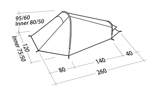 Easy Camp Geminga 100 Compact Tent