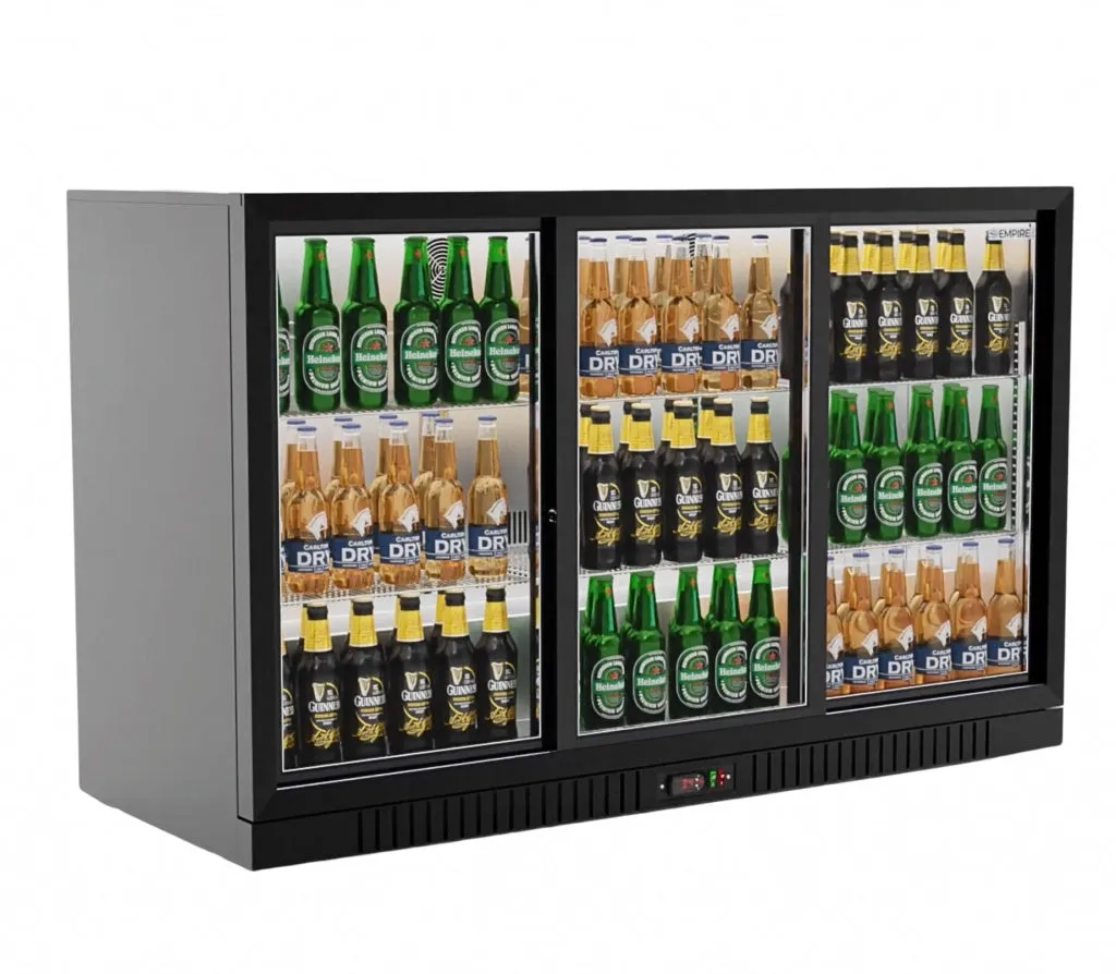 Empire Triple Door 330ltr Bottle Cooler Sliding Doors - CL-320S