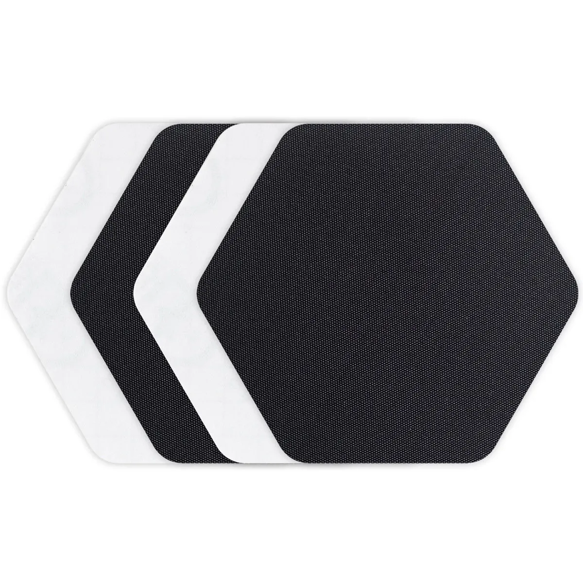 Gear Aid Tenacious Tape Peel-And-Stick Repair Patches - Clear/Black - 4-Pack