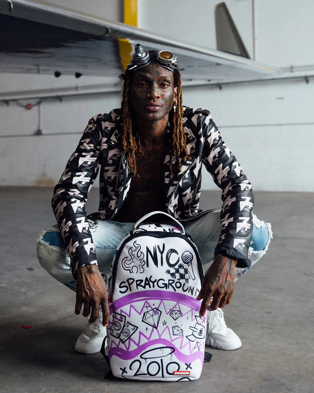 Handwritten Shark Dlxr Backpack 910b4165nsz