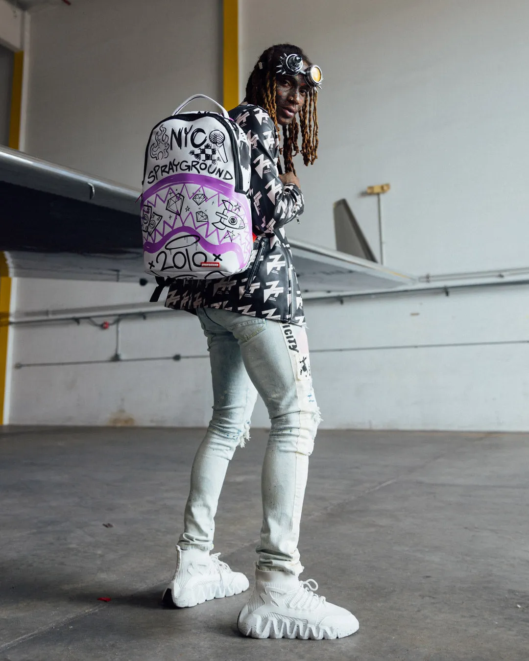 Handwritten Shark Dlxr Backpack 910b4165nsz