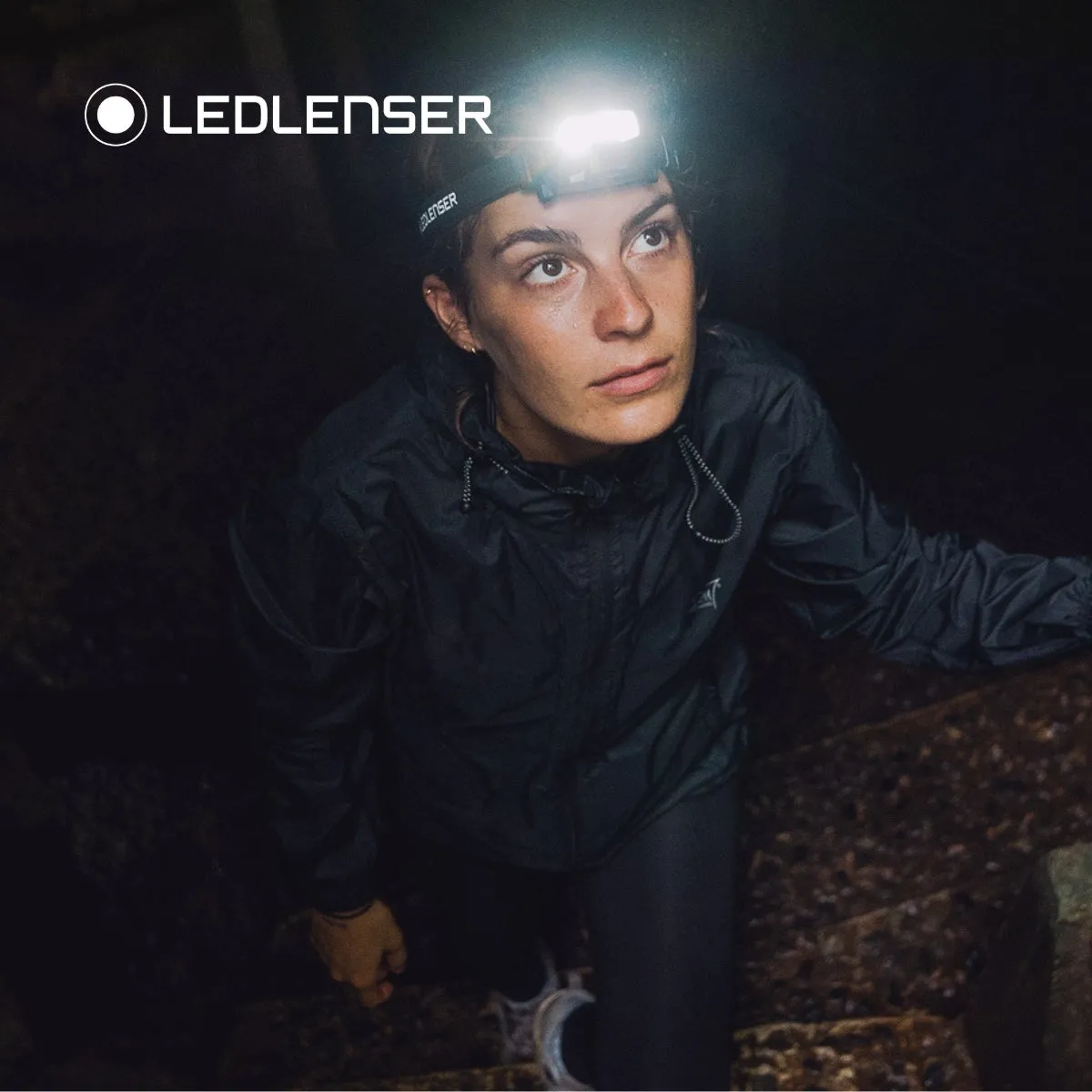 HF6R SIGNATURE Rechargeable Head Torch, Camo