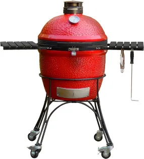 Kamado Joe:  Classic II w/ Cart, Side Shelves, Heat Deflector & Tools w/ KJ-CBH