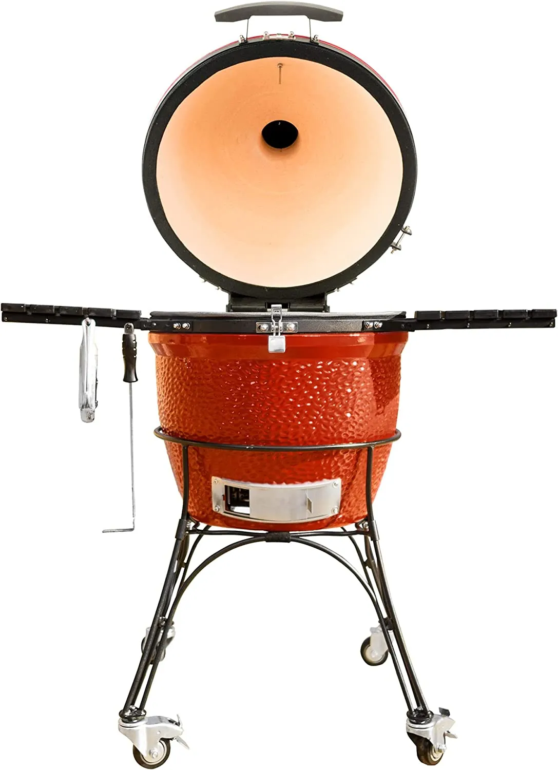Kamado Joe:  Classic II w/ Cart, Side Shelves, Heat Deflector & Tools w/ KJ-CBH
