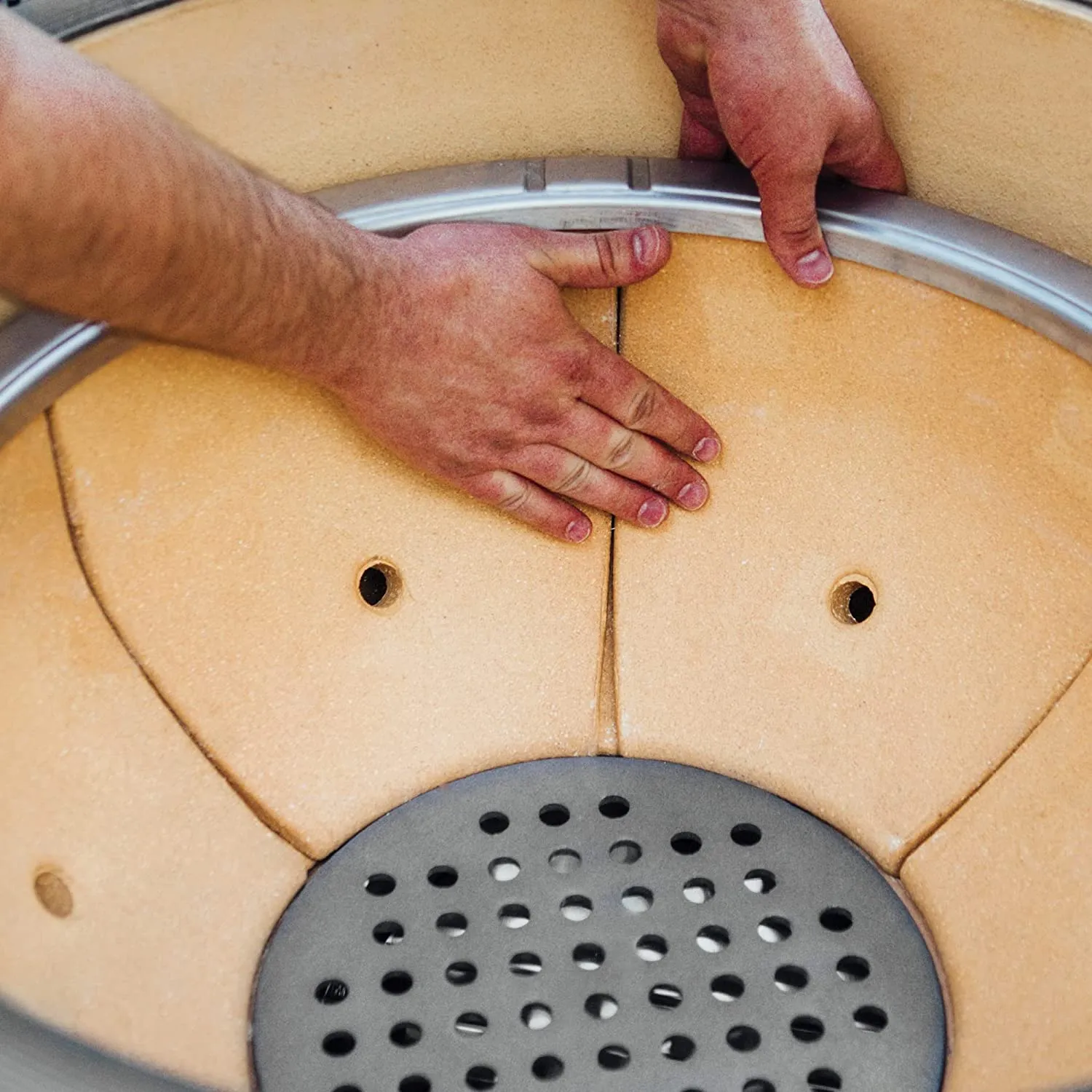 Kamado Joe:  Classic II w/ Cart, Side Shelves, Heat Deflector & Tools w/ KJ-CBH
