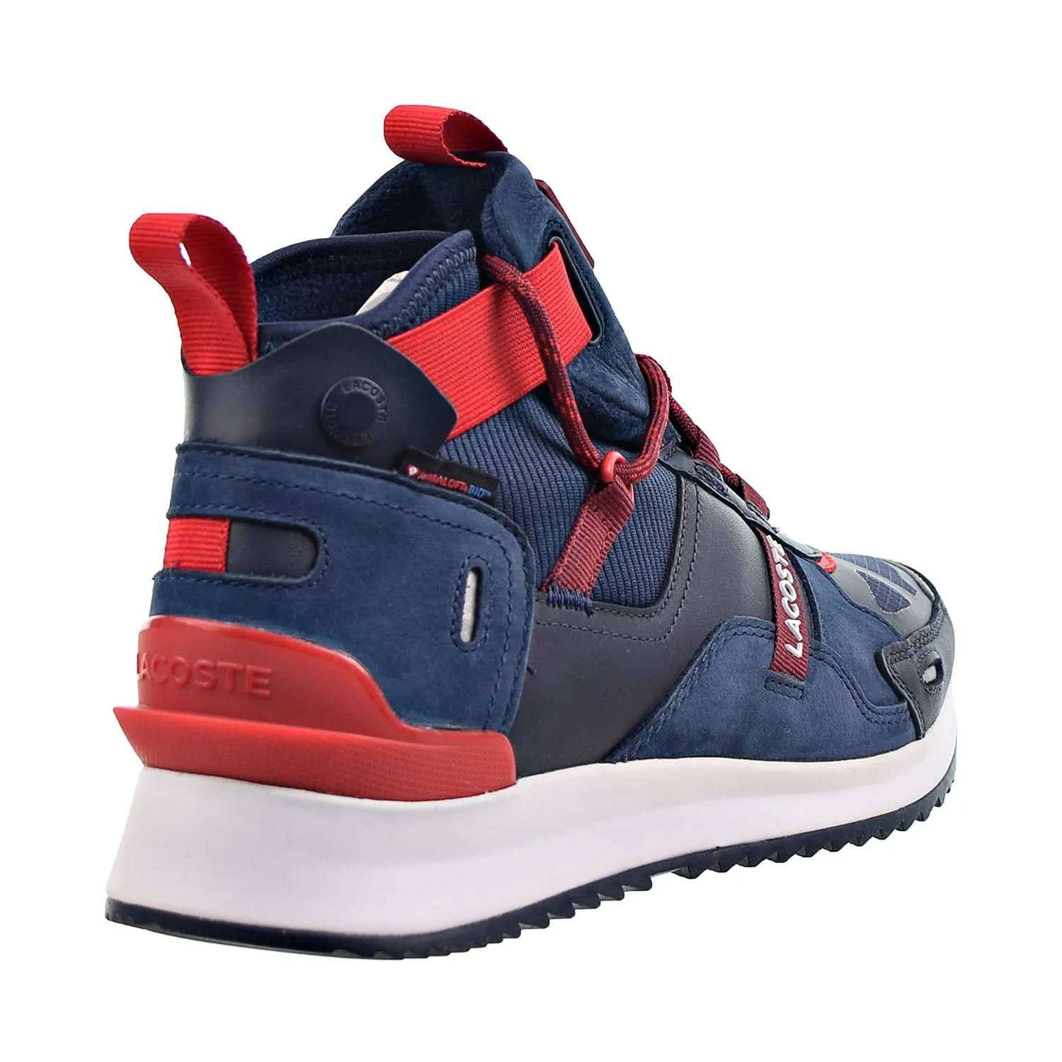 Lacoste Run Breaker 0521 1 SMA Men's Shoes Navy Blue-Rouge