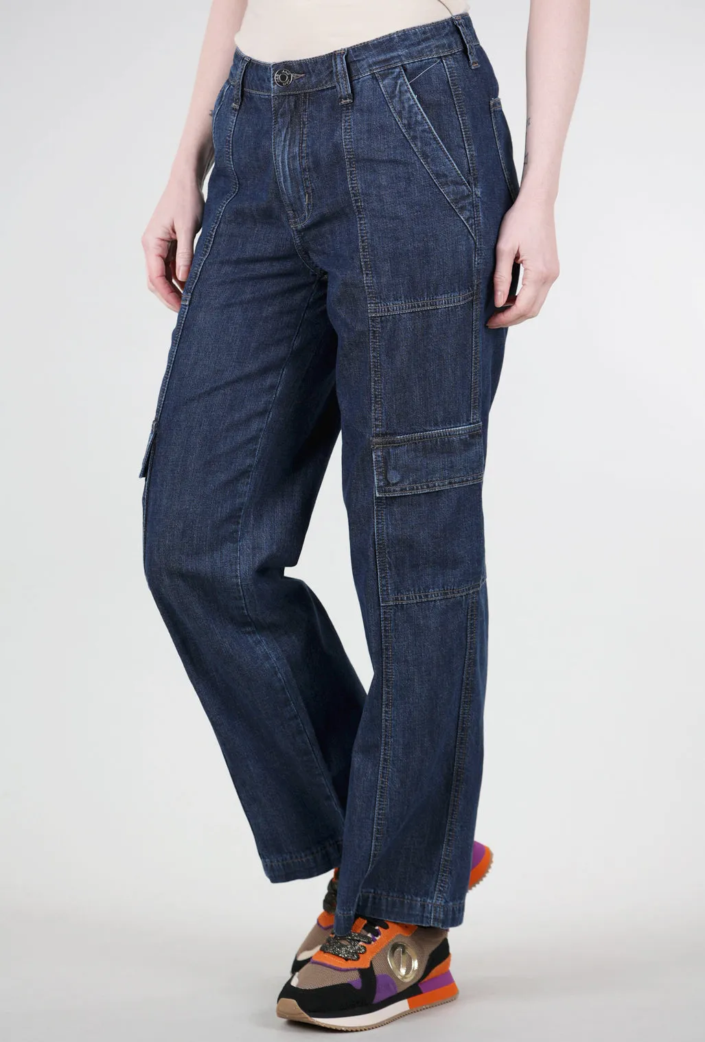 Lightweight Cargo Denim, Elysian Blue