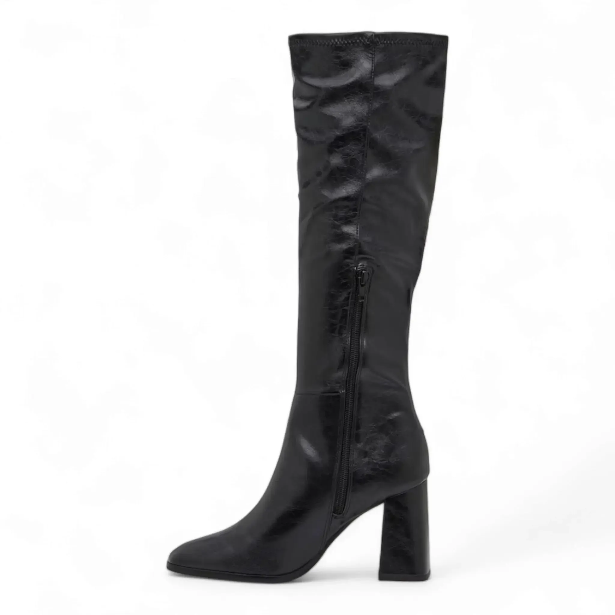 Livah Knee High Block Heel Boot