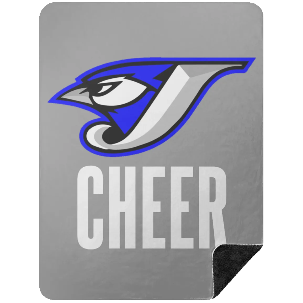 Logo Cheer BSHL Premium Black Sherpa Blanket 60x80
