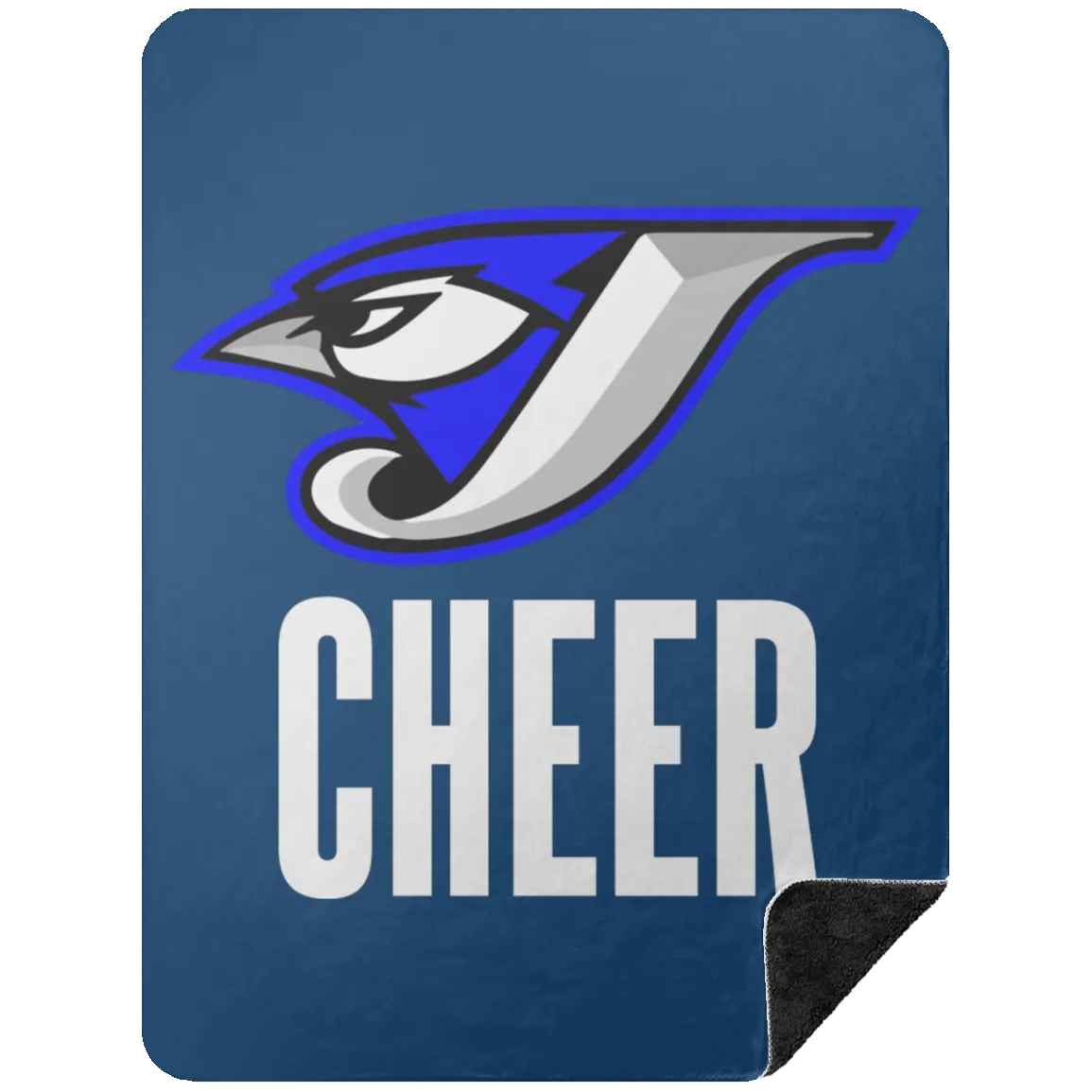 Logo Cheer BSHL Premium Black Sherpa Blanket 60x80