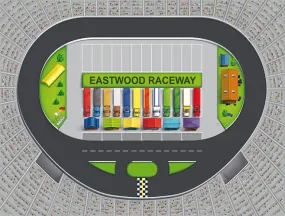 Medium Raceway Track Play Blanket
