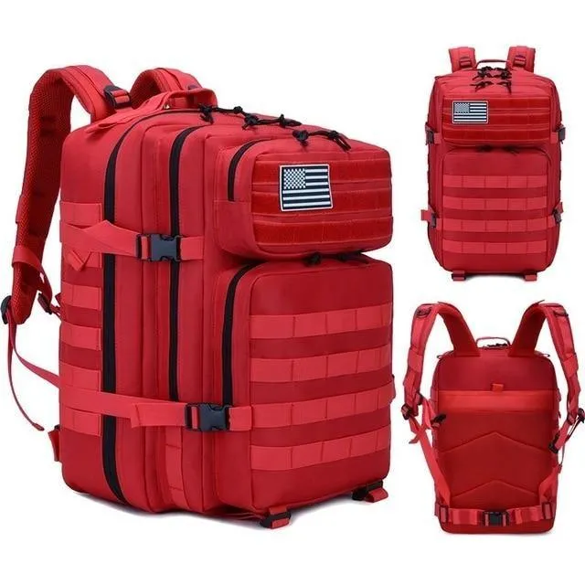 Men/Women Hiking Trekking Backpack 50L Military Tactical Army Waterproof  Bag