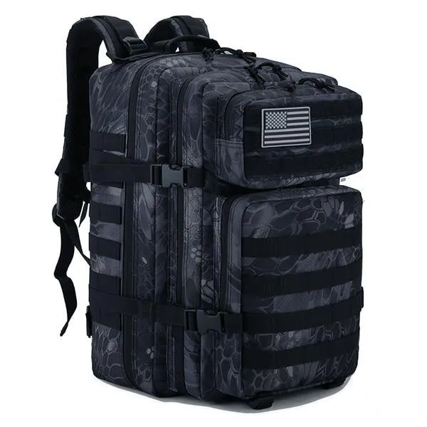 Men/Women Hiking Trekking Backpack 50L Military Tactical Army Waterproof  Bag