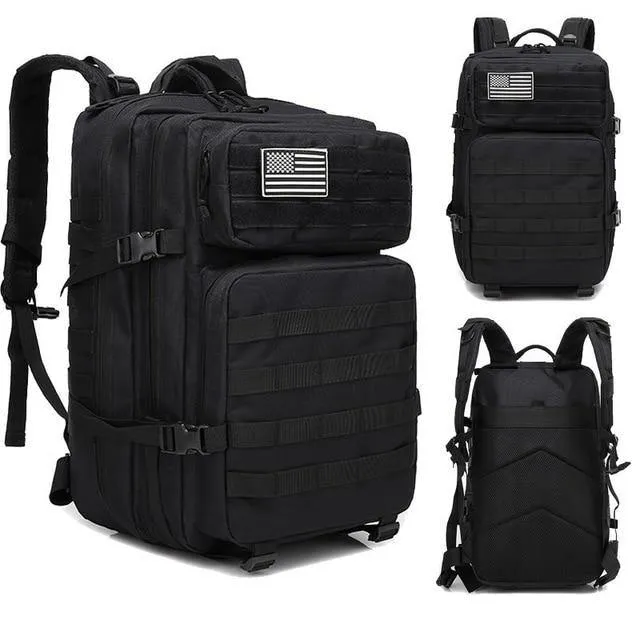 Men/Women Hiking Trekking Backpack 50L Military Tactical Army Waterproof  Bag