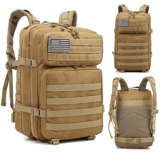 Men/Women Hiking Trekking Backpack 50L Military Tactical Army Waterproof  Bag