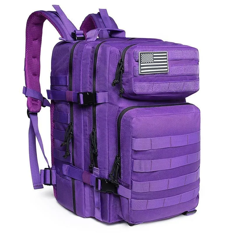 Men/Women Hiking Trekking Backpack 50L Military Tactical Army Waterproof  Bag