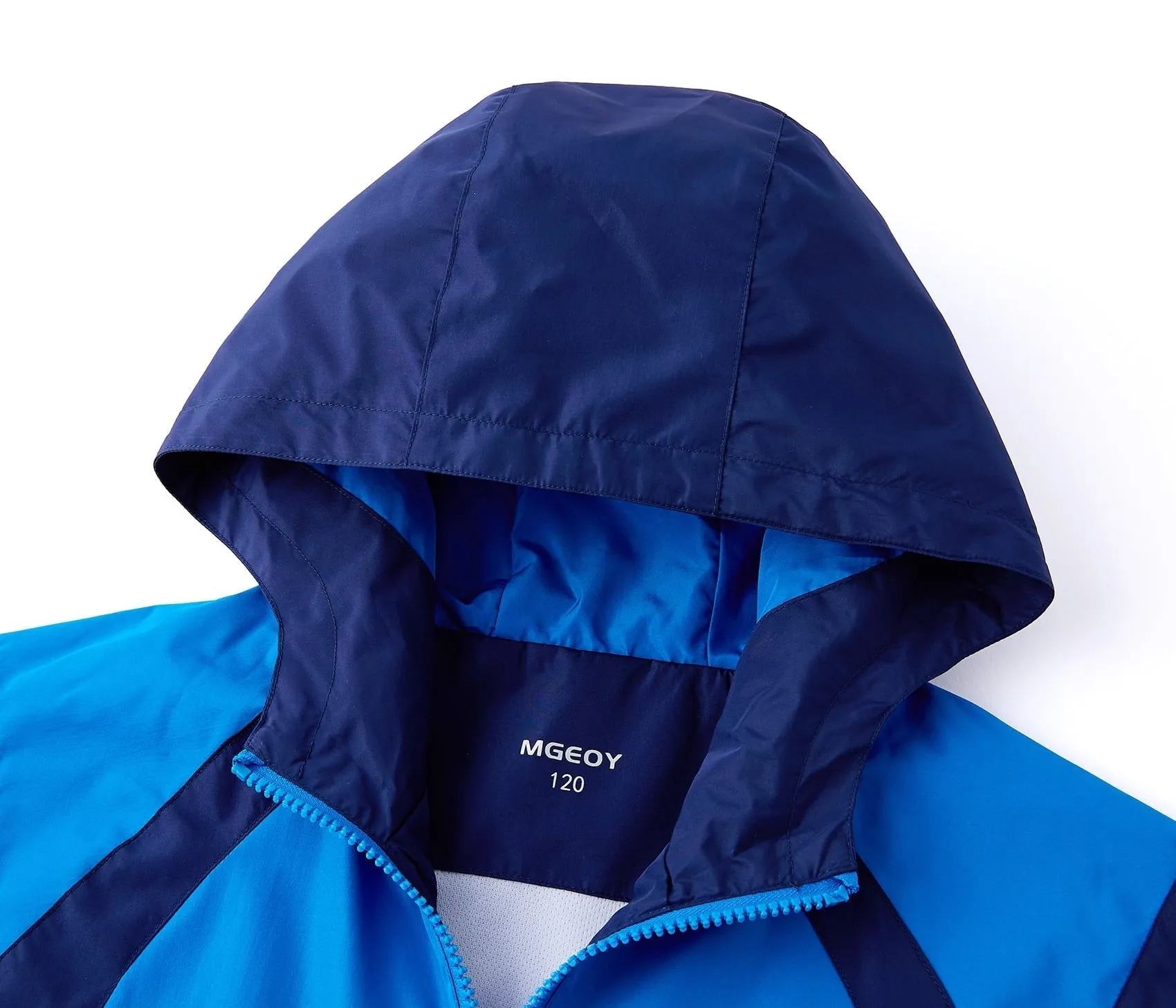 MGEOY Boys Girls Hooded Rain Jackets Waterproof Rain coats Windbreaker for Kids Lightweight Jackets