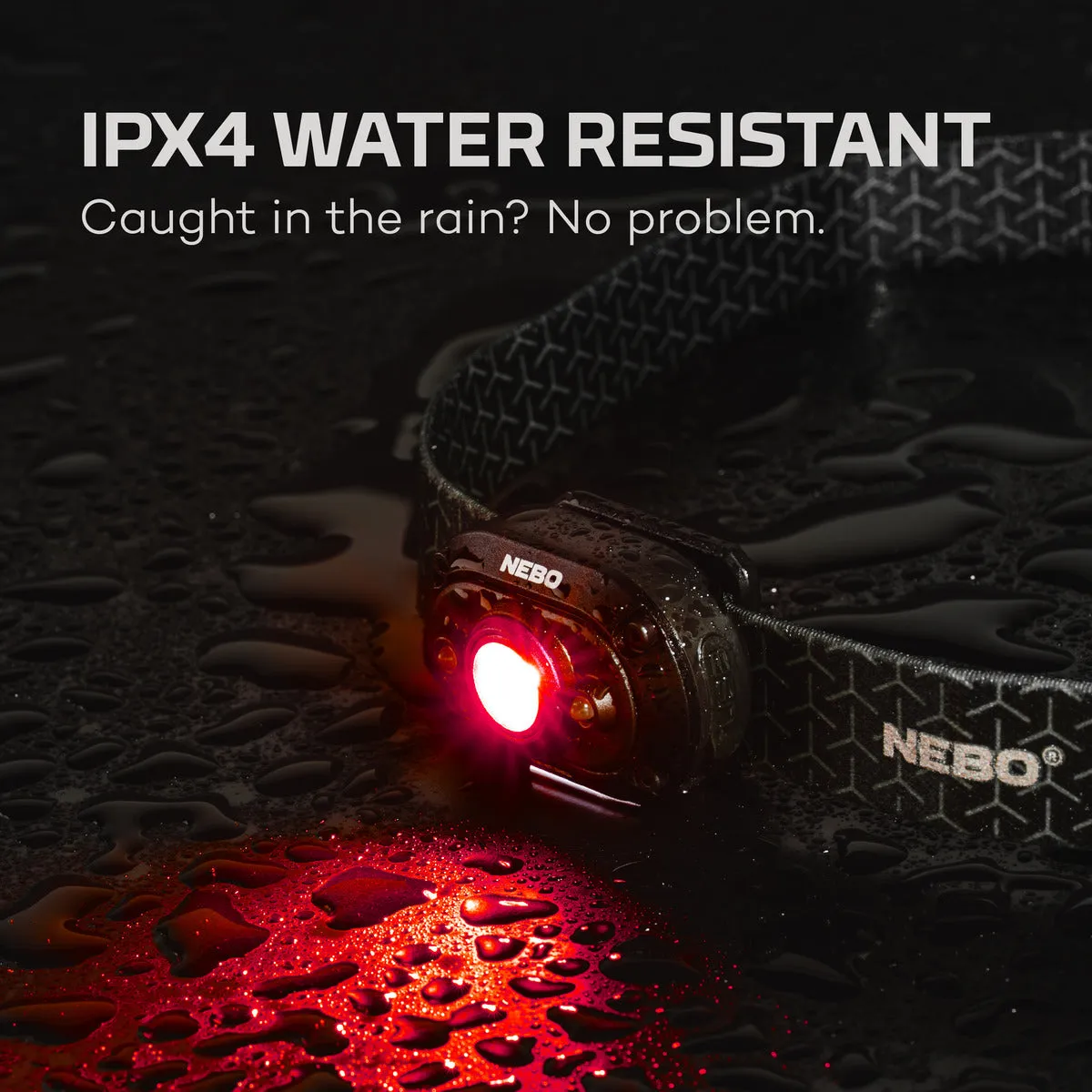 NEBO Mycro Red Headlamp and Cap Light