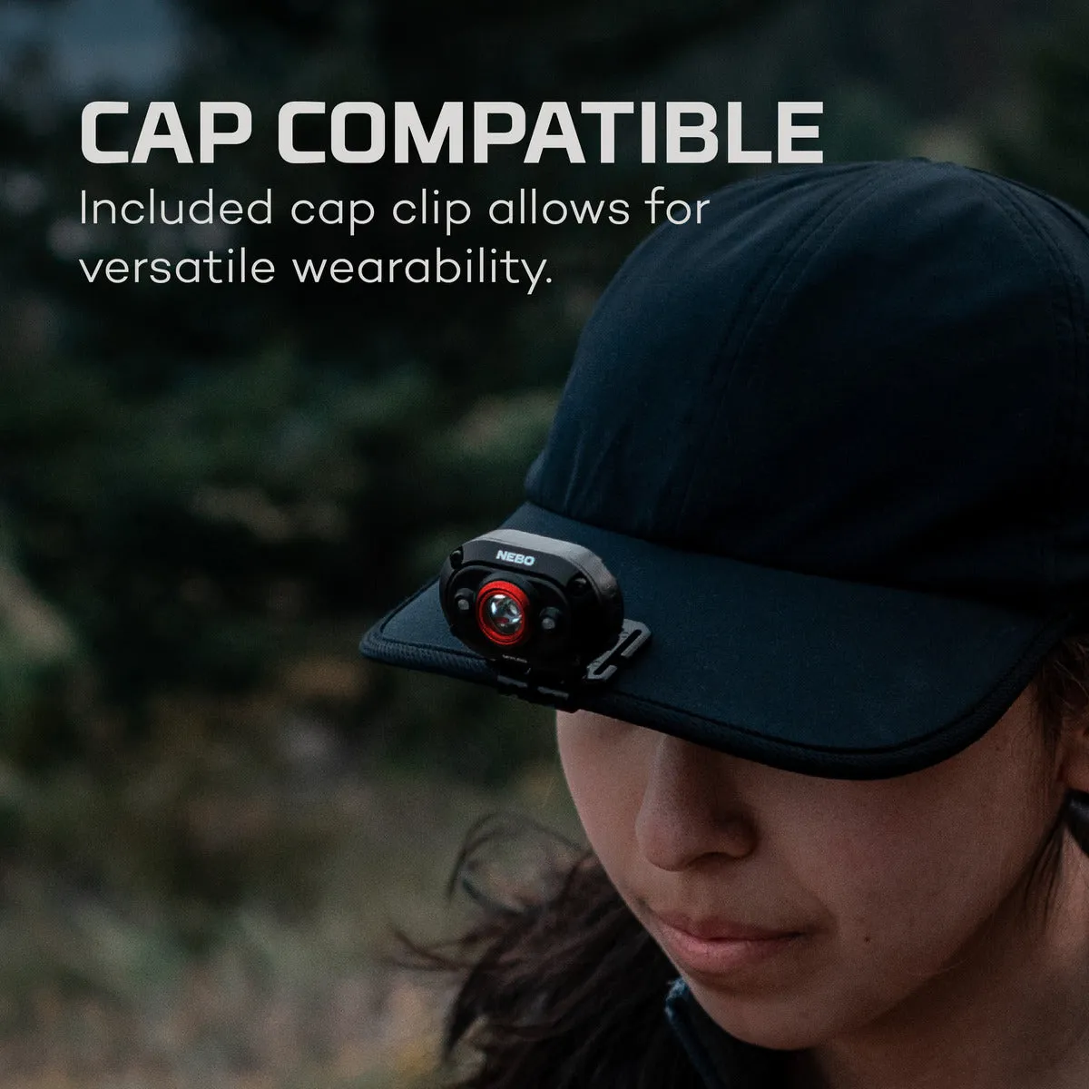 NEBO Mycro Red Headlamp and Cap Light
