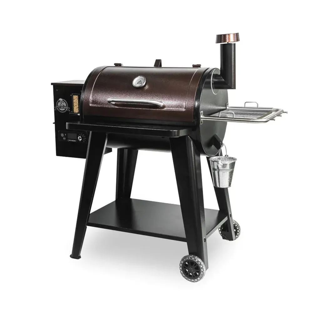 Pit Boss Wood Pellet Grill Smoker PB820D3 Electric Hopper W/ Meat Probe Mahogany