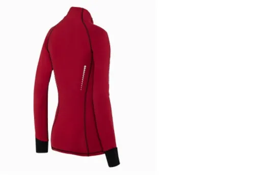Porsche  Women's Red Lightweight Fitness Jacket- Sport