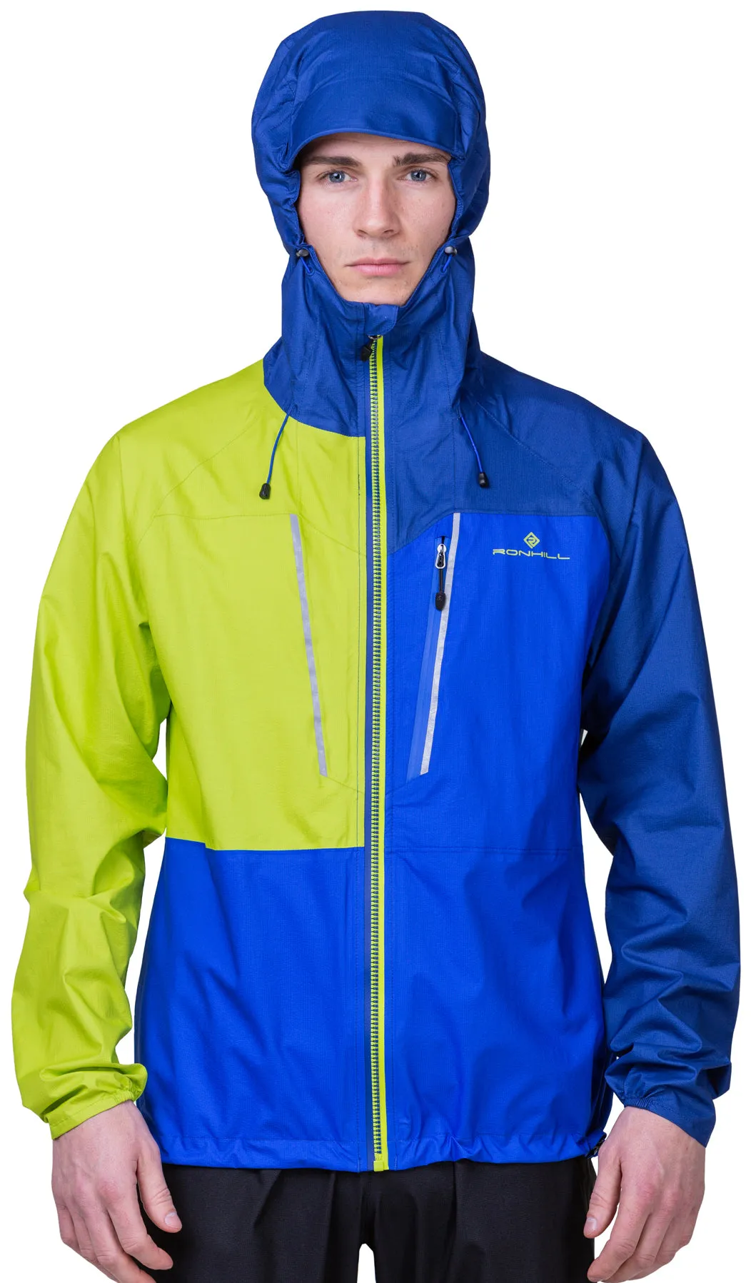 Ronhill Tech Fortify Waterproof Mens Running Jacket - Blue