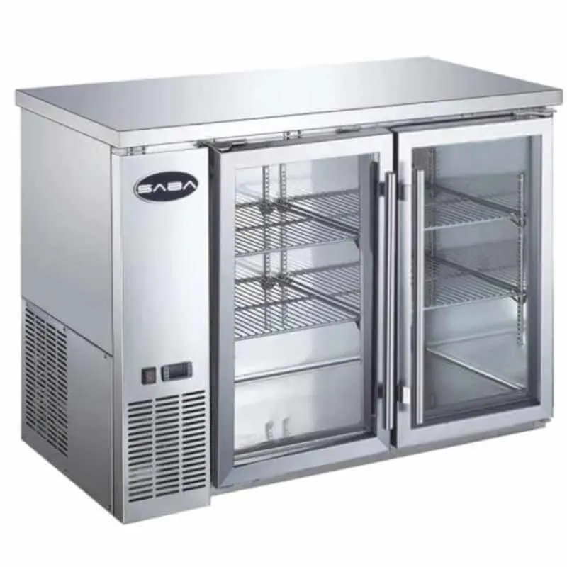 Saba - SBB-24-60GSS Commercial 60" Back Bar Cooler Refrigerator