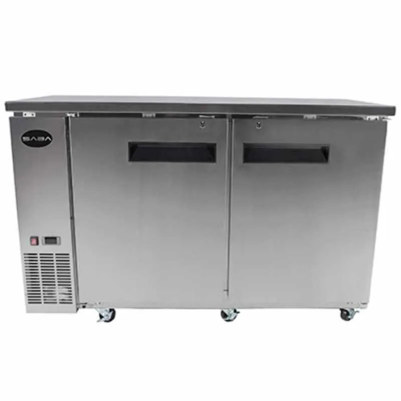 Saba - SBB-24-60SS Commercial 60" Back Bar Cooler Refrigerator