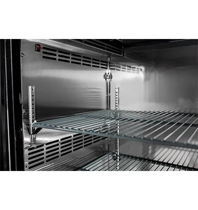 SABA SBB-24-60SS, Two Door 60" Refrigerated Back Bar Cooler, Stainless Swing Door