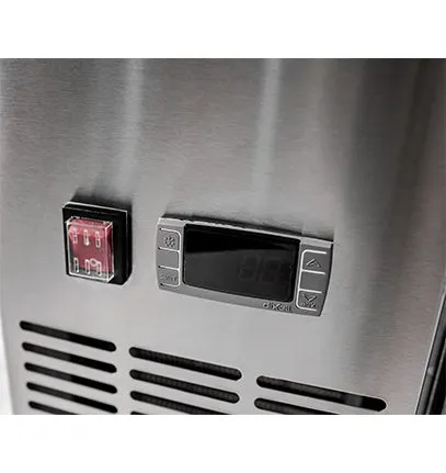 SABA SBB-24-60SS, Two Door 60" Refrigerated Back Bar Cooler, Stainless Swing Door